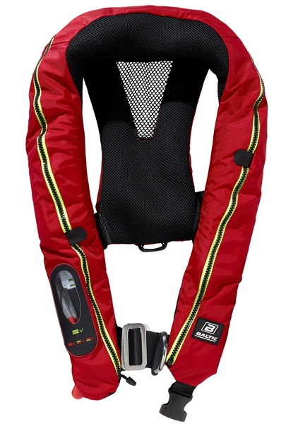 Baltic Legend Auto with Harness Lifejacket Red 150N