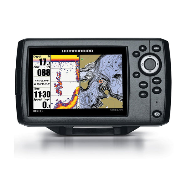 Humminbird HELIX 5 SONAR GPS Fishfinder/Plotter 5" With Navionics Gold Small