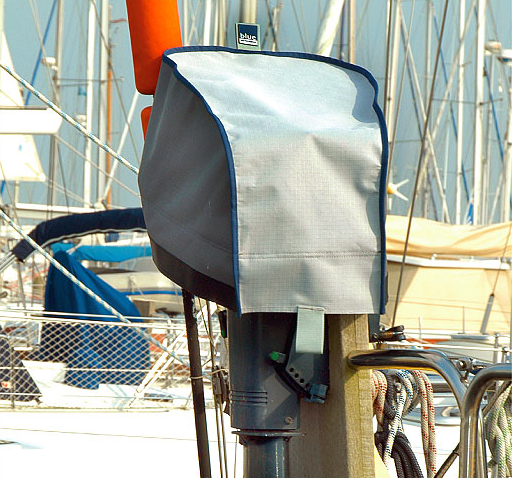 Blue Performance Outboard Cover - Breathable