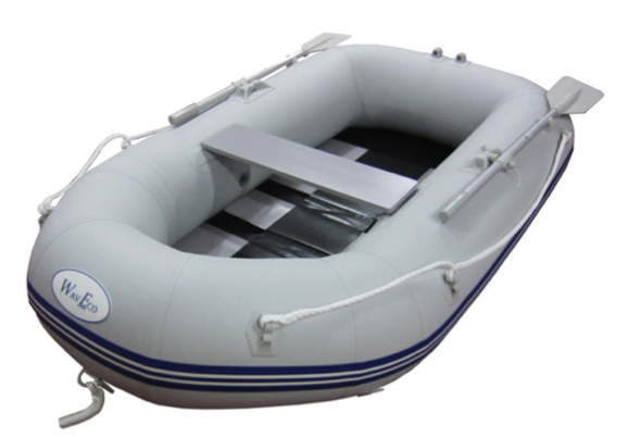 WavEco 2.30m Roundtail Slatted Floor Inflatable Boat with Outboard Bracket