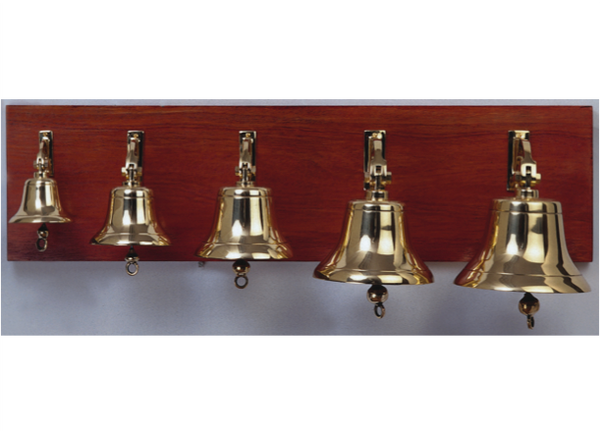 Ocean Range Premium Traditional Solid Brass Ships Bells - 5 Sizes - UK Made