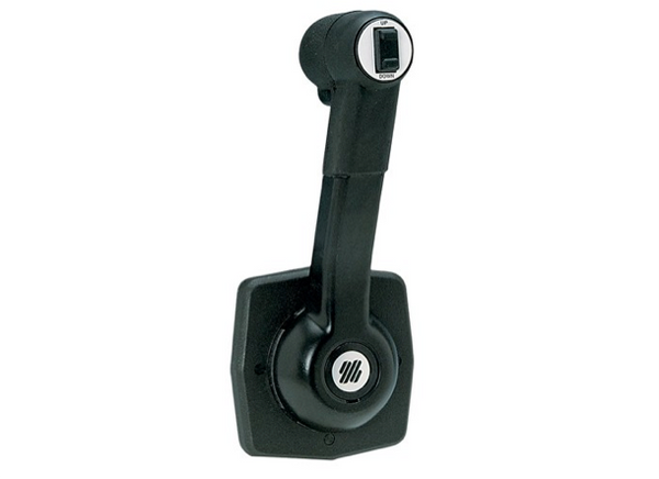 Ultraflex Single Lever + Trim MB Side Mount Control - Positive Lock-In Neutral and Trim Switch