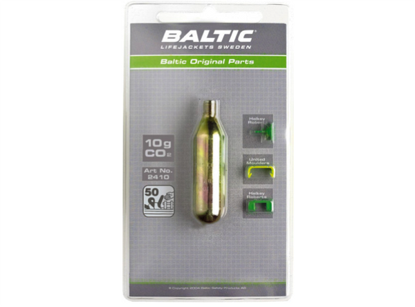 Baltic Replacement C02 Cylinders  & Auto Capsules with Safety Indicators All Sizes