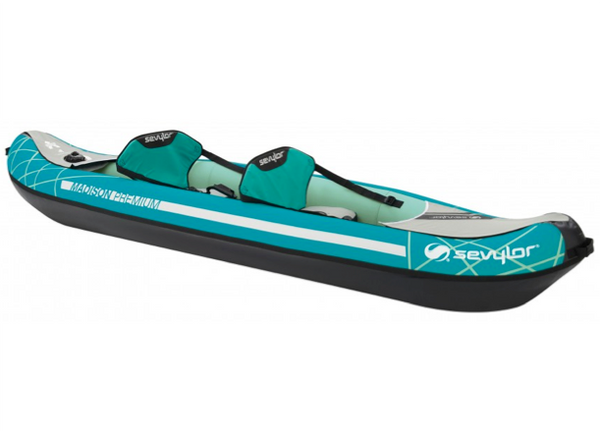 Sevylor Madison  Inflatable Kayak with 2 x Bravo KC Paddles, Bravo 4 Pump & 2 x Baltic Canoe Buoyancy Aids - 2023 Model - In Stock