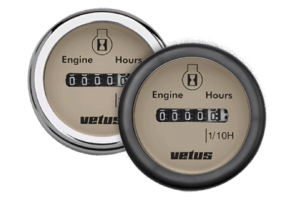Vetus Engine Hour Counter 12V/24V 63mm
