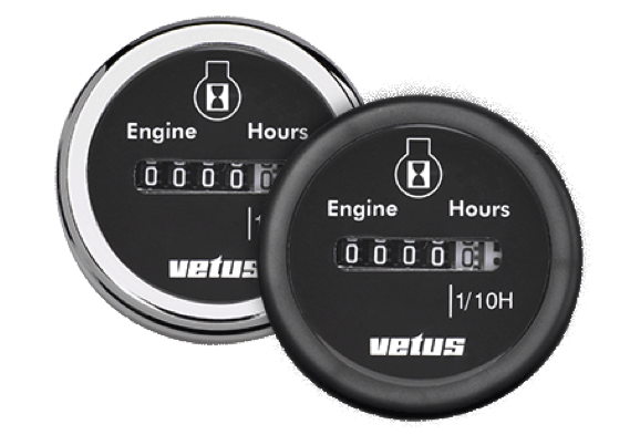 Vetus Engine Hour Counter 12V/24V 63mm