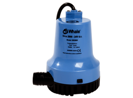 Whale Orca 2000 Electric Bilge Pump 12 & 24V