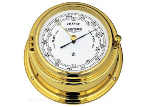 Wempe Bremen Series II Barometer 150mm - Brass