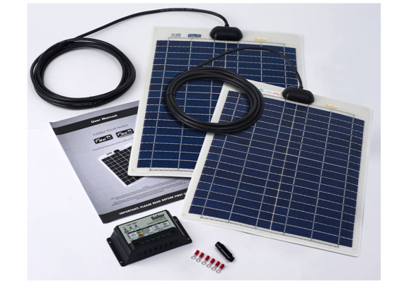 PV Logic Flexi Solar Panel Kit 40 watt with Charge Controller