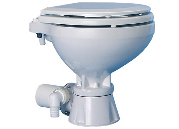 Ocean Electric Silent Compact Toilet - 12 or 24V