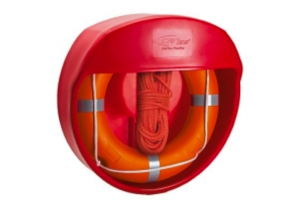 CAN Ponza Lifebuoy Container only Wall Mount / Post Mount