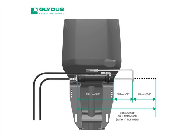 Glydus Smartsteer 90hp Hydraulic NFB Front Mount Kit - Awiting Stock - Due Approx End of July