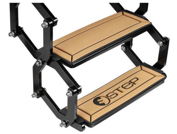 E-STEP Folding Electric Ladder - 3 or 4 Step Standard or Large - 12 or 24v - NEW