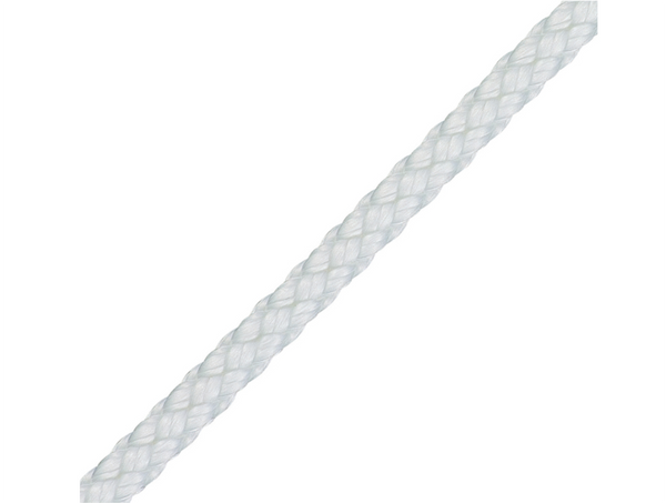 Kingfisher  White 8-Plait Polyester Cord - Sizes 3,4,5mm