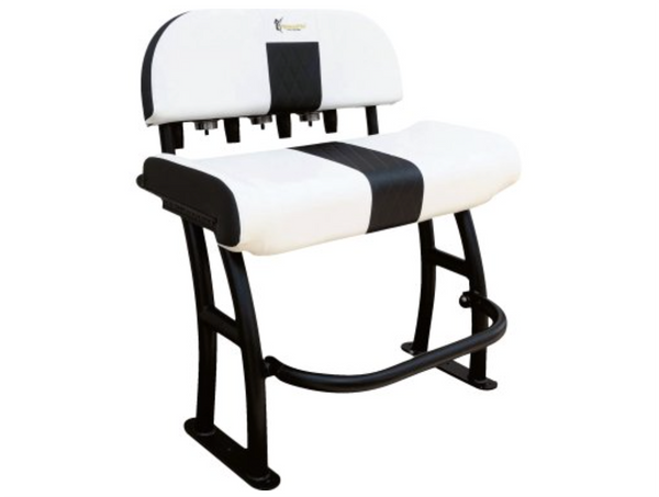 Plastimo Pro Series leaning post - Matt black Powder Coated Aluminium