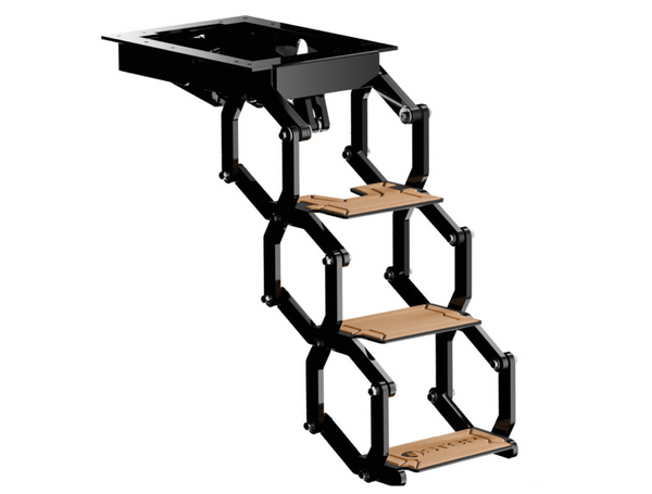 E-STEP Folding Electric Ladder - 3 or 4 Step Standard or Large - 12 or 24v - NEW