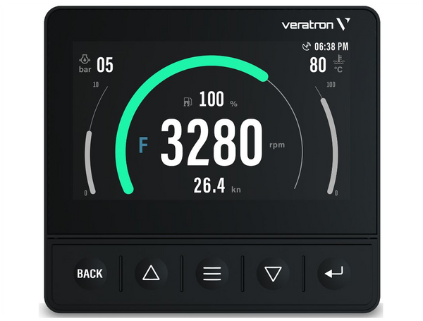 Veratron OL 43 TFT Muntifunctional Marine Display - 4.3"