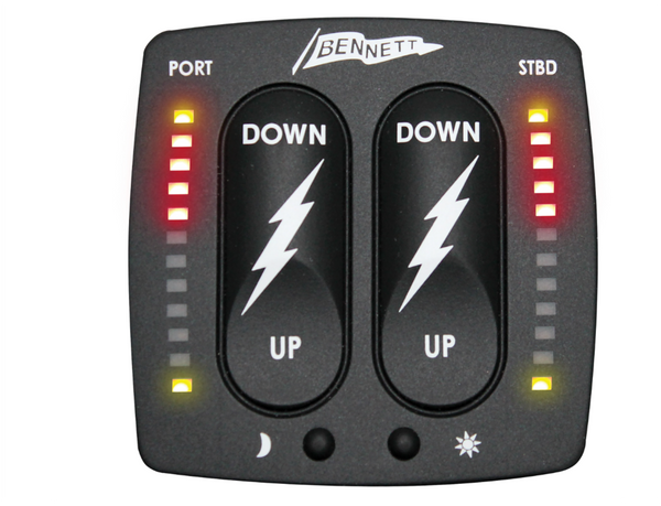 Bennett Bolt 2012BCI Trim Tabs System with  Soft Touch Control &  20" x 12" Trim Plates - Cost Price whilst Stocks Last - In Stock