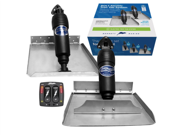 Bennett Bolt 2412BCI Trim Tabs System with Soft Touch Control &  24" x 12" Trim Plates - Cost Price whilst Stocks Last - In Stock