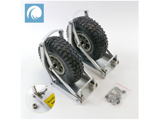 Rugged Heavy Duty Launching Wheels, Quick Release Option