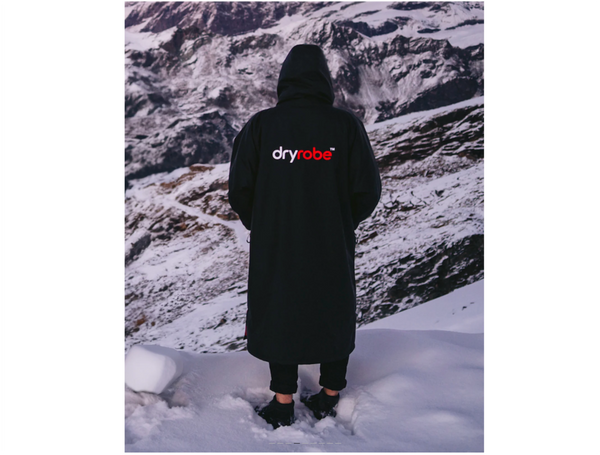 Dryrobe Advance Long Sleeve - Extra Large - Black/Red or Black/Pink- In Stock
