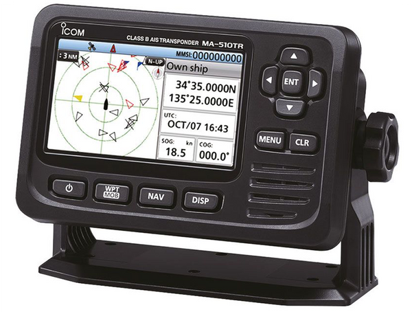 Icom MA-510TR Class B AIS Transponder & GPS Antenna