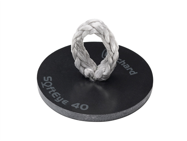 Wichard Softeye - Stick on Pad Eye - Black or White