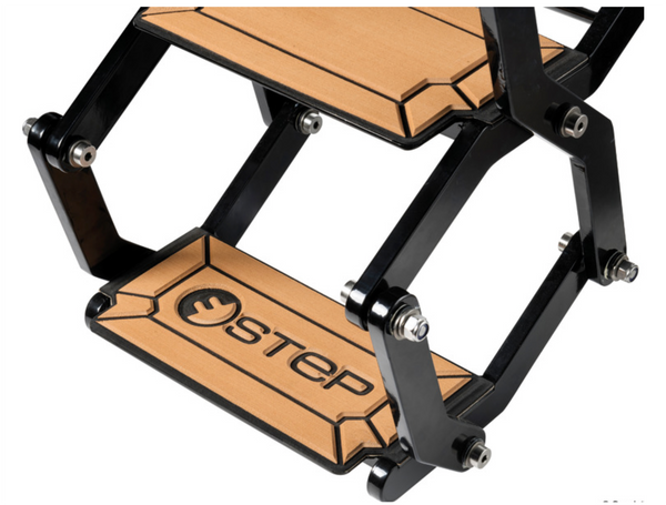 E-STEP Folding Electric Ladder - 3 or 4 Step Standard or Large - 12 or 24v - NEW