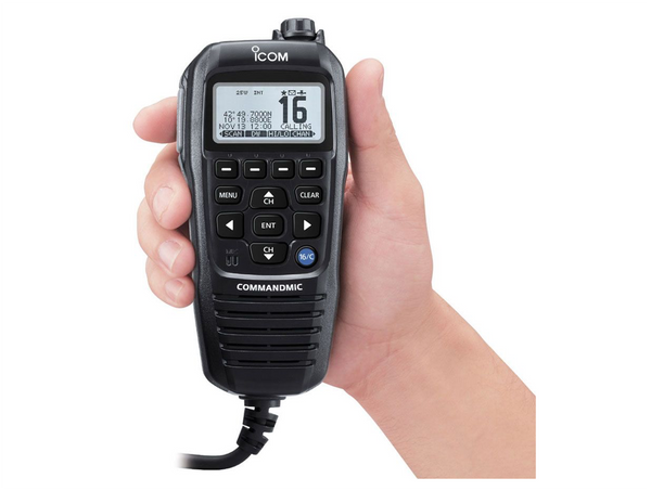 ICOM HM195G Command Mic Black -White LCD for M423GE