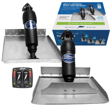 Bennett Bolt 249BCI Trim Tabs System with  Soft Touch Control &  24" x 9" Trim Plates - Cost Price whilst Stocks Last - In Stock