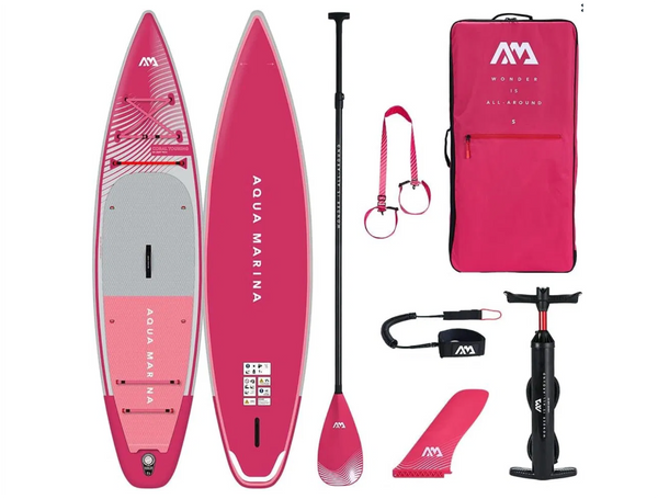 Aqua Marina Coral Touring (Raspberry) - Touring iSUP 11'6" - New 2026 Model - In Stock