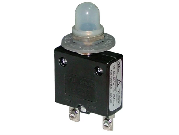 South Pacific Circuit Breaker 30 Amp(manual reset with cap) - CB-001-30