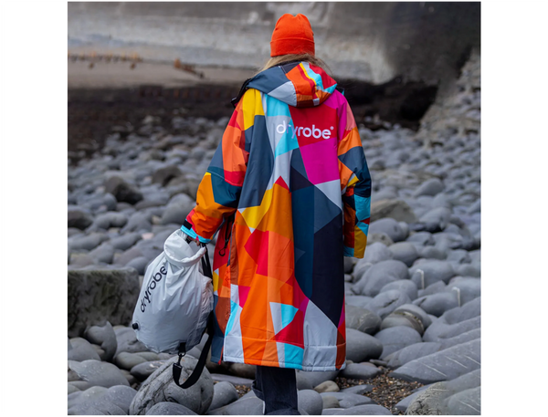 Dryrobe Advance Long Sleeve Change Robe in Abstract - Adult - 4 Sizes - In Stock - Special Edition