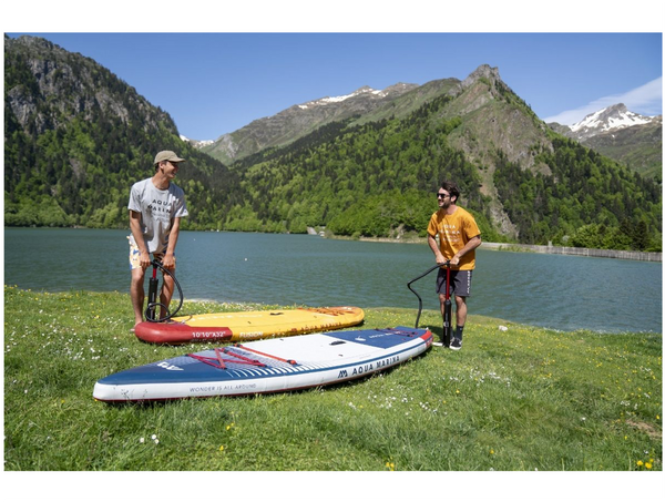 Aqua Marina Hyper 12' 6" (Navy)- iSUP- W/ Coil Leash - In Stock