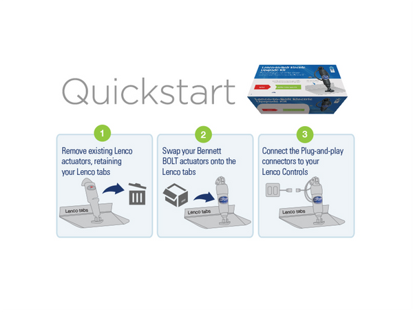 Bennett Lenco To BOLT Conversion Kit (BOLTLKCON)