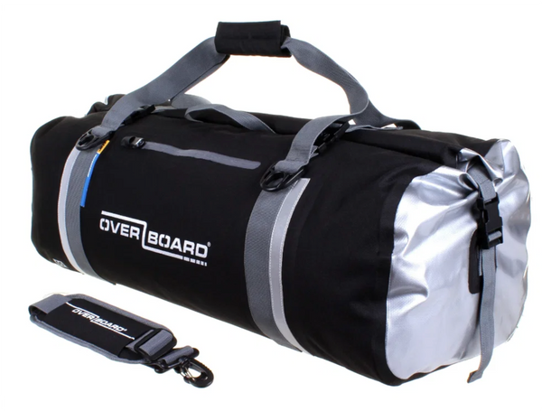 OverBoard Classic Waterproof Duffel- Black- 60 Litres
