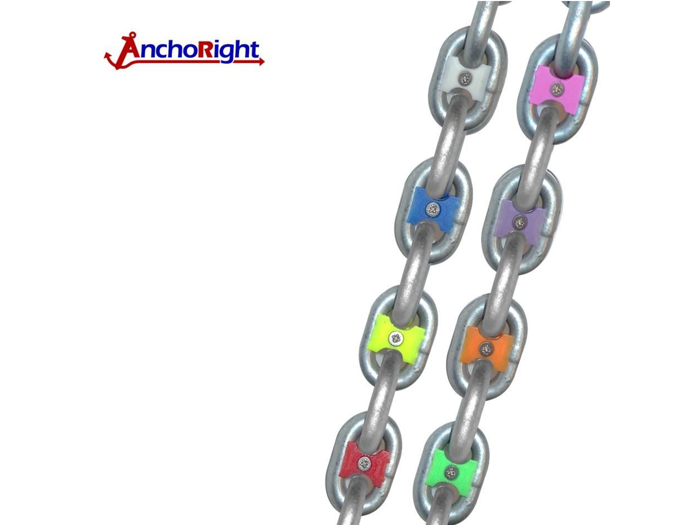 Check Mark Chain Anchoright Chain Marking Set - 3 Sizes - To Suit 8/10/12mm Chain - The ...