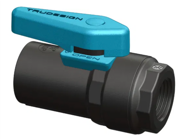 TruDesign Compact Ball Valve BSP Black - 2 Sizes