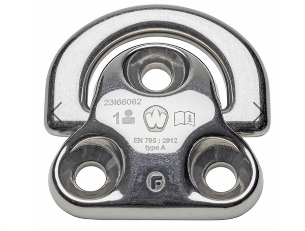 Wichard EN Certified Forged SS Single Folding Pad Eye - 3 Sizes