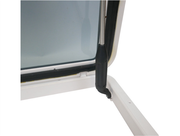 Grey Tinted Glass Opening Hatch 615 x 615mm Low Profile