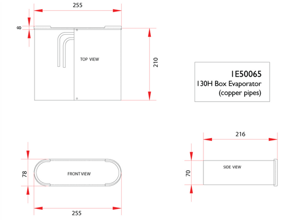 Frigomatic Milano 12 Volt Pump Water Cooled Refrigeration Kit, 12 Volt, Digital Fridge Thermostat