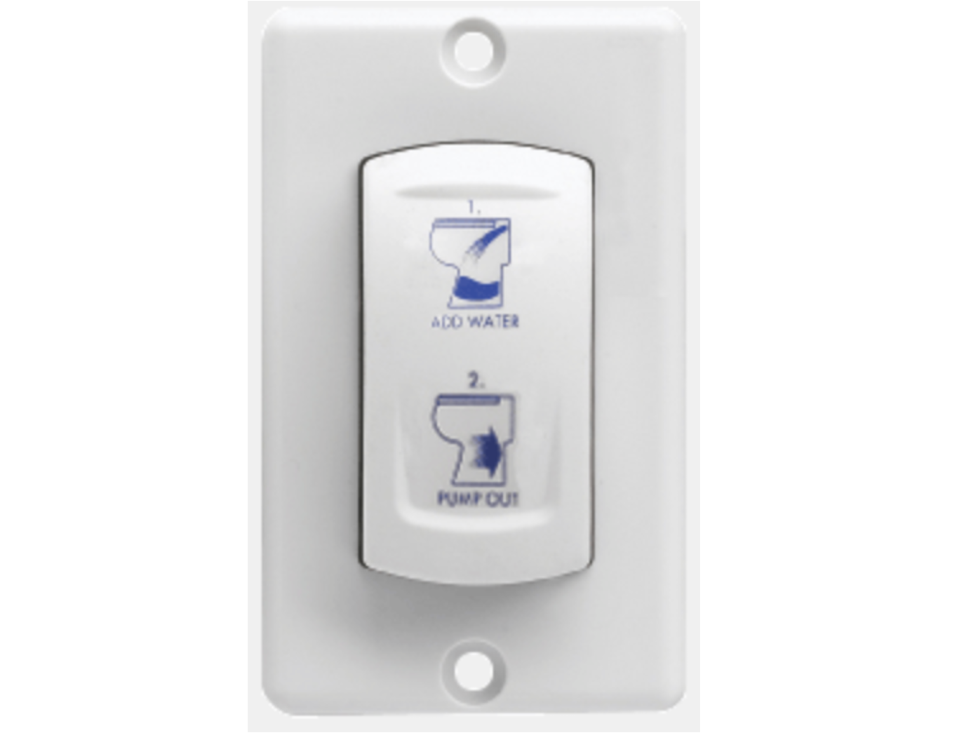 Vetus Square Rocker Switch Vetus Rocker Switch for Toilet TMW 12/24 Volt - The Wetworks