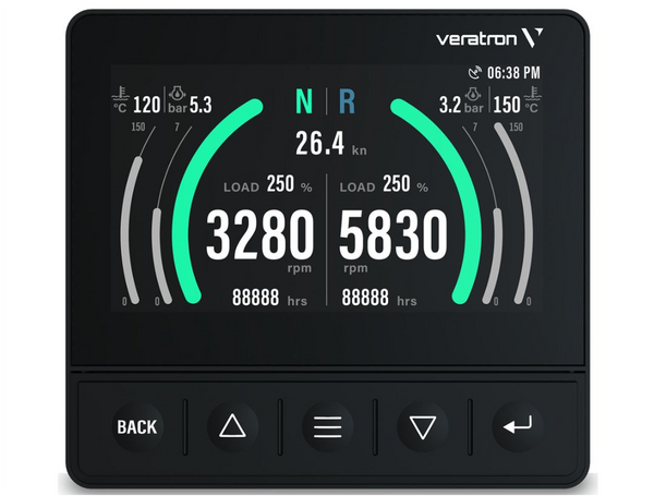 Veratron OL 43 TFT Muntifunctional Marine Display - 4.3"