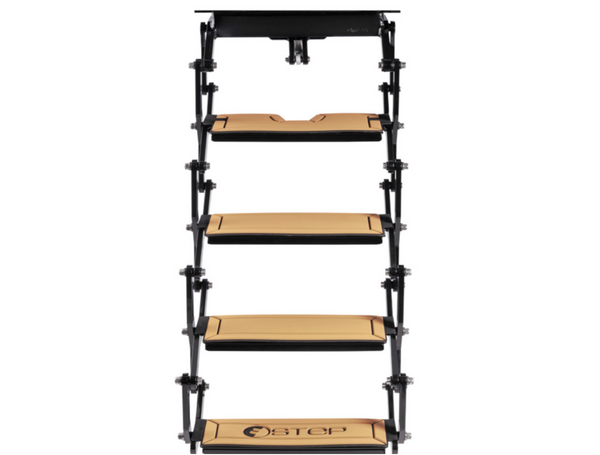 E-STEP Folding Electric Ladder - 3 or 4 Step Standard or Large - 12 or 24v - NEW