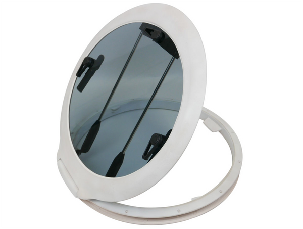 Grey Tinted Glass Opening Deck Hatch Round 625mm
