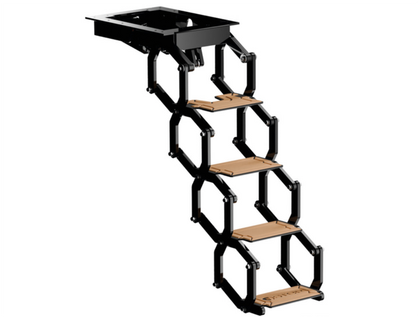 E-STEP Folding Electric Ladder - 3 or 4 Step Standard or Large - 12 or 24v - NEW