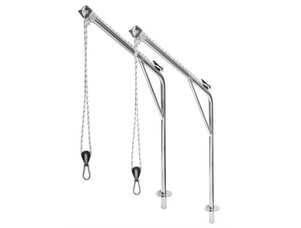 Stainless Steel Davits (Pair) – 120kg Load