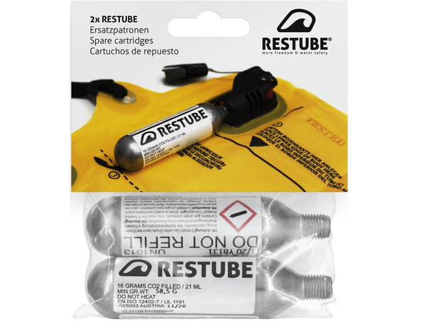 Restube CO2 Cartridges 16g Pair