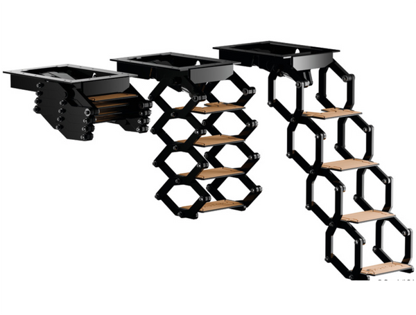 E-STEP Folding Electric Ladder - 3 or 4 Step Standard or Large - 12 or 24v - NEW