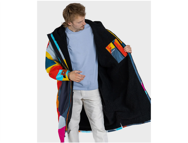 Dryrobe Advance Long Sleeve Change Robe in Abstract - Adult - 4 Sizes - In Stock - Special Edition